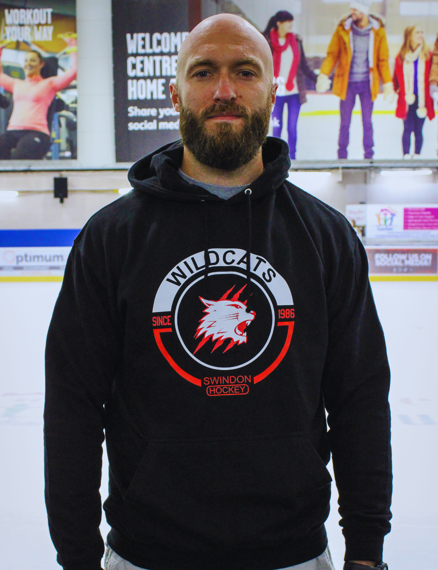 Hoodie - with round Wildcats logo