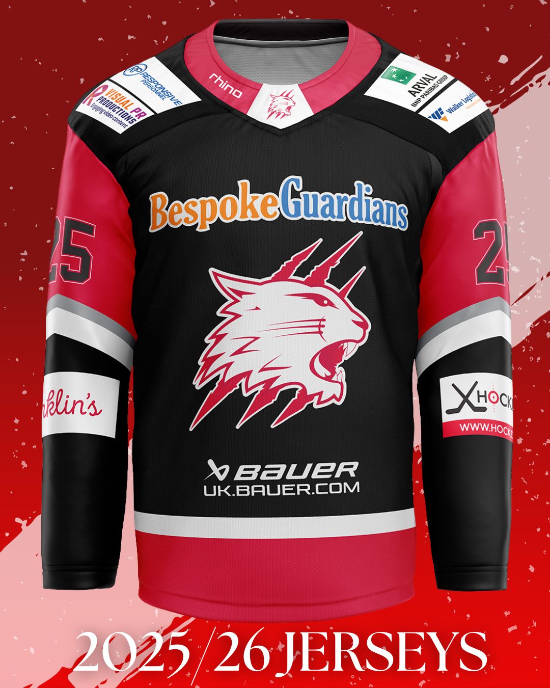 25/26 Swindon Wildcats Replica Jersey (PRE-ORDER) - ALTERNATE