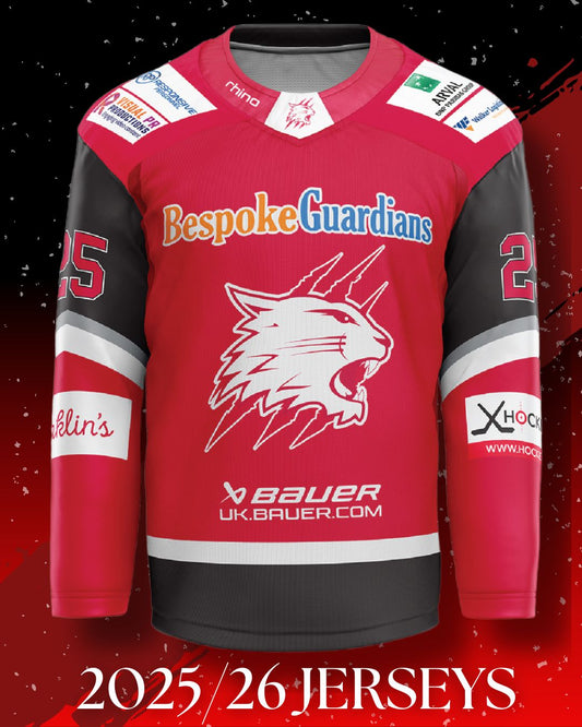 25/26 Swindon Wildcats Replica Jersey (PRE-ORDER) - RED