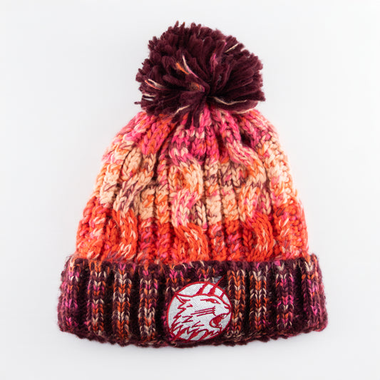 Swindon Wildcats Red/Orange/Pink  Bobble Hat