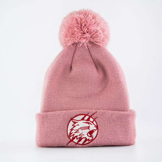 Swindon Wildcats Child Pink Bobble Hat